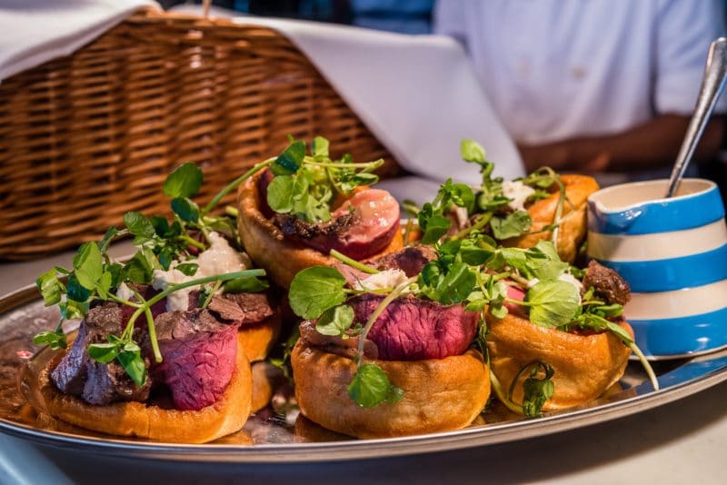 Buffet Food at Six restaurant Cambridge